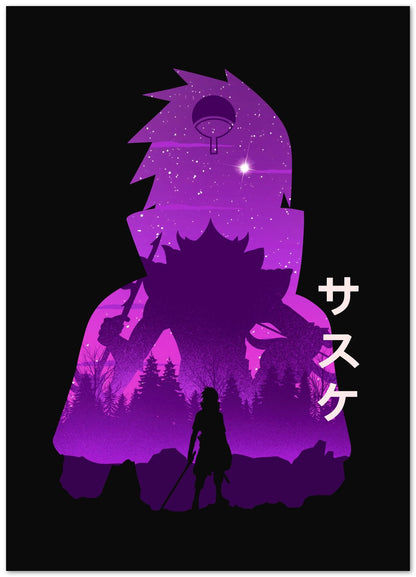 Minimalist Sasuke Uchiha - @MyKido