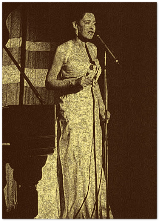 Billie Holiday On Stage Retro Vintage #5 - @oizyproduction