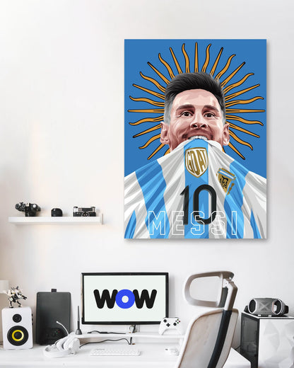 Lionel Messi Argetina  - @wpapmalang