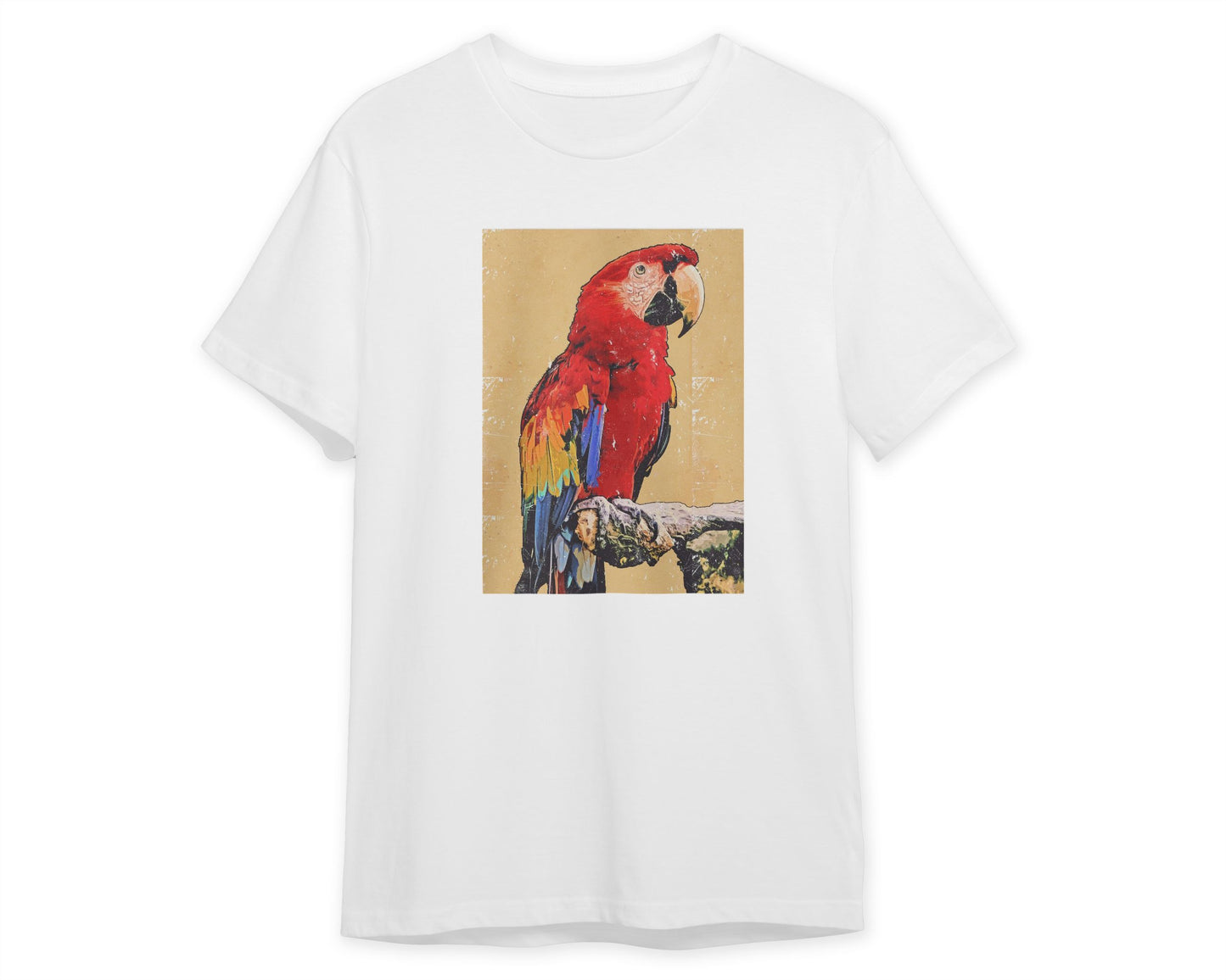 Red Scarlet Macaw Painting - @ColorizeStudio