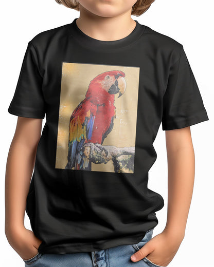 Red Scarlet Macaw Painting - @ColorizeStudio