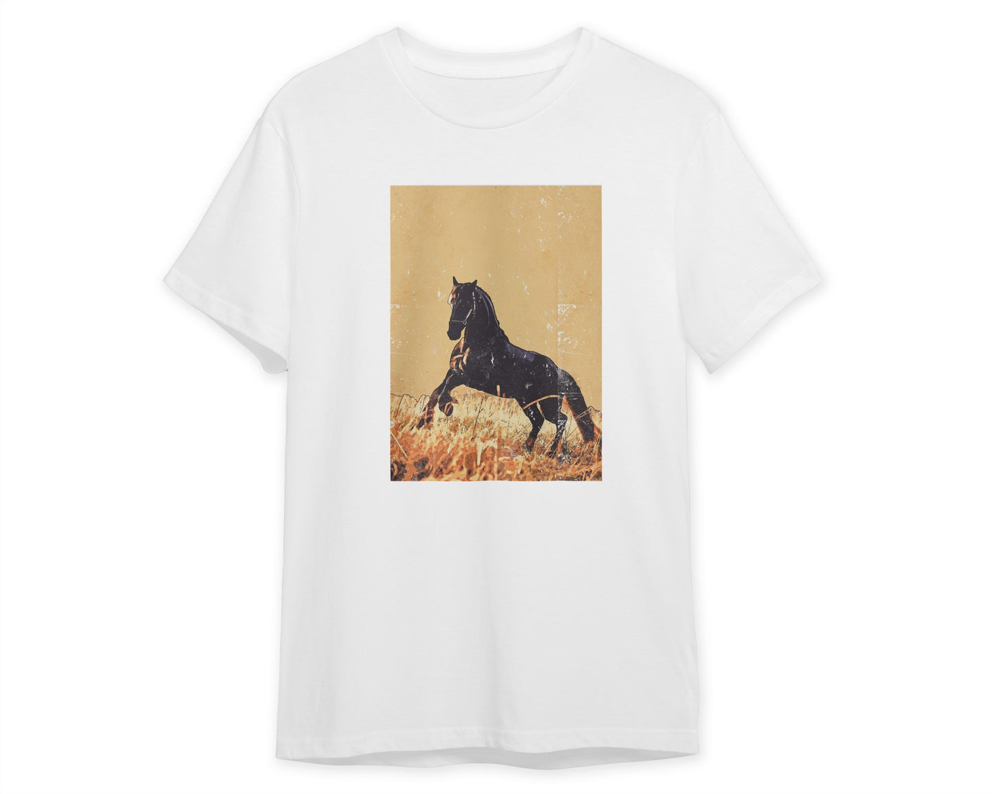 Friesian Horse Illustration - @ColorizeStudio