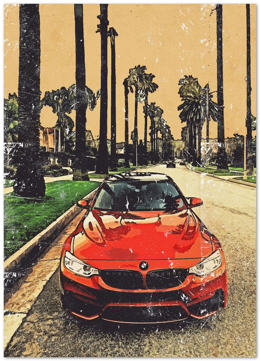 Red Sport Car - @ColorizeStudio