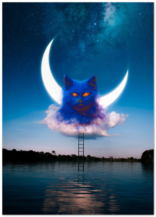Cat Blue Moon - @Windriani
