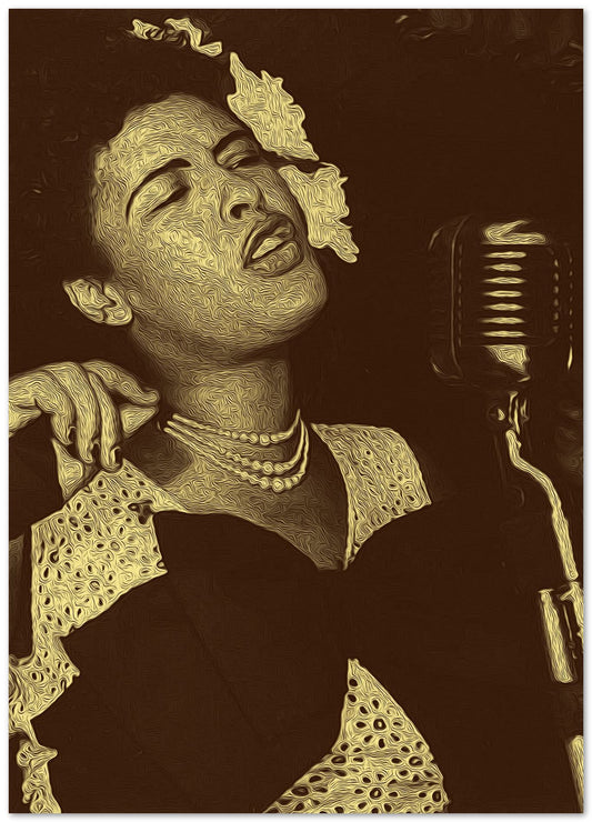 Billie Holiday Retro Vintage #8 - @oizyproduction