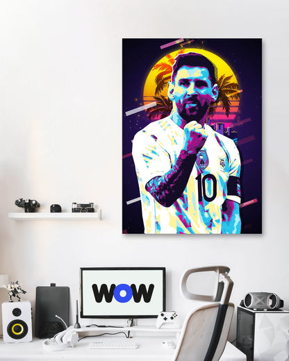 Leo Messi Celebration - @ColorizeStudio