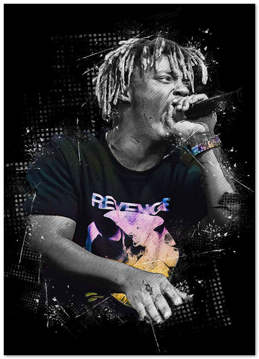 Juice WRLD 999 abstract art - @SanDee15