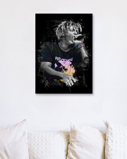 Juice WRLD 999 abstract art - @SanDee15