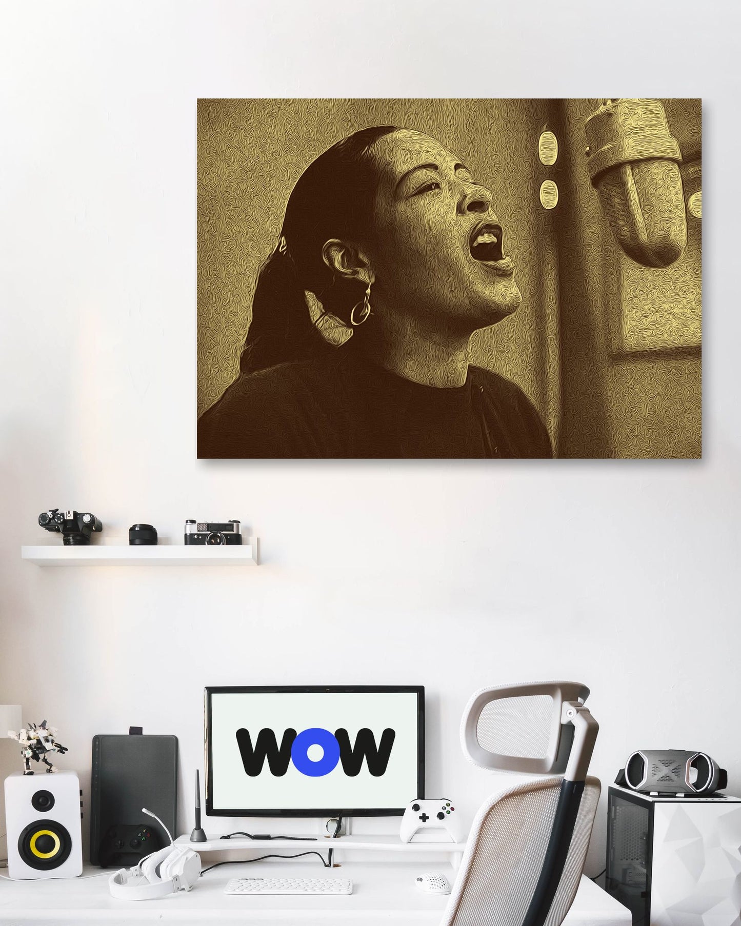 Billie Holiday Recording Retro Vintage #11 - @oizyproduction
