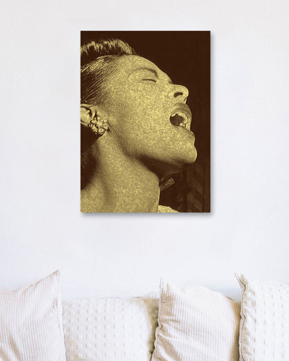 Billie Holiday Expression Retro Vintage #13 - @oizyproduction