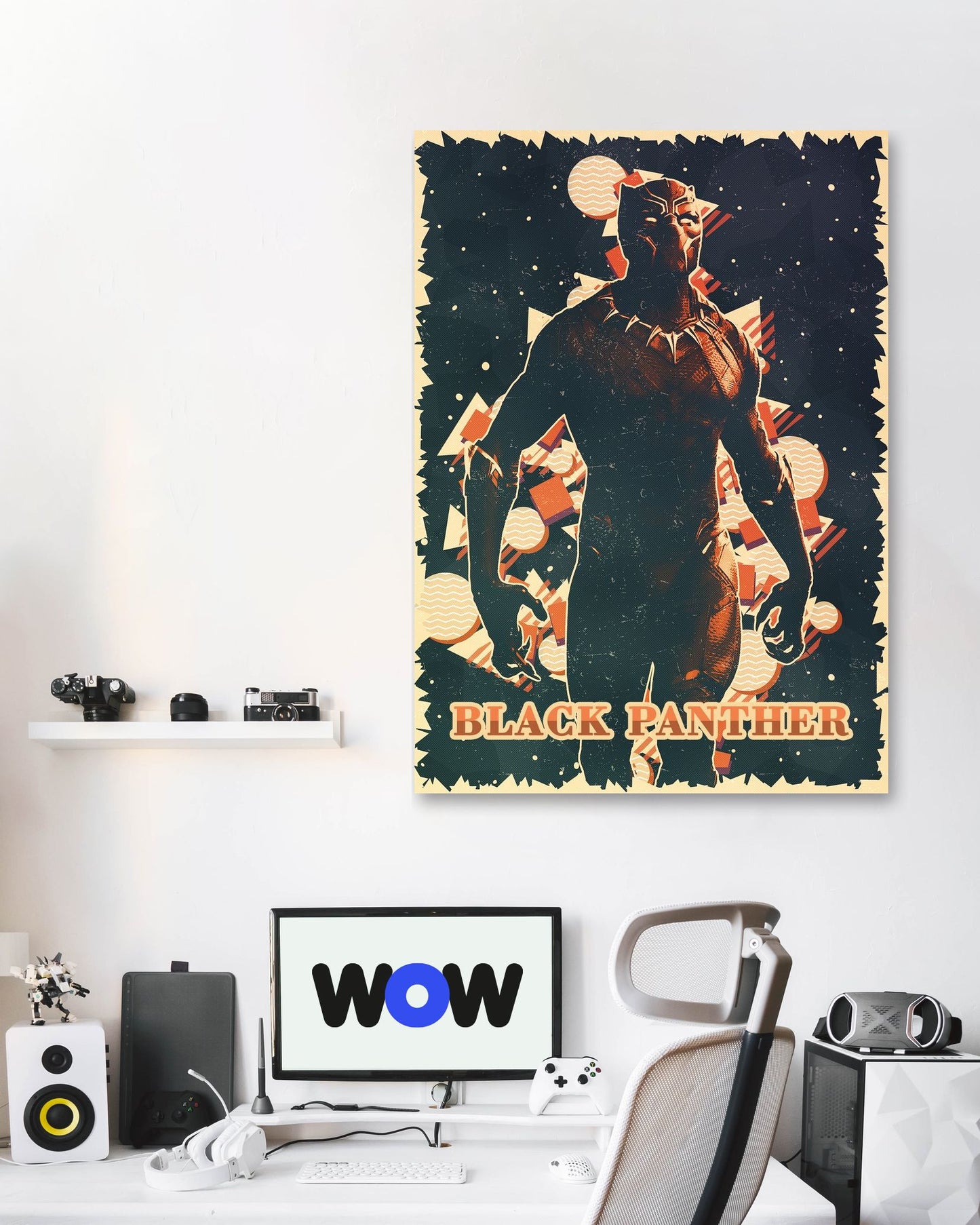 Black Panther Vintage Illustration - @ColorizeStudio