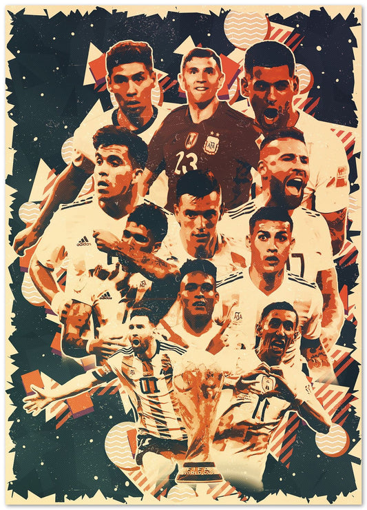 Argentina Squad World Cup - @ColorizeStudio