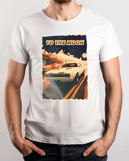 To The Moon Sport Car Illustration - @ColorizeStudio