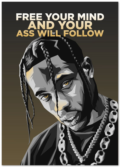 Travis Scott Quotes Art - @LuckyDream