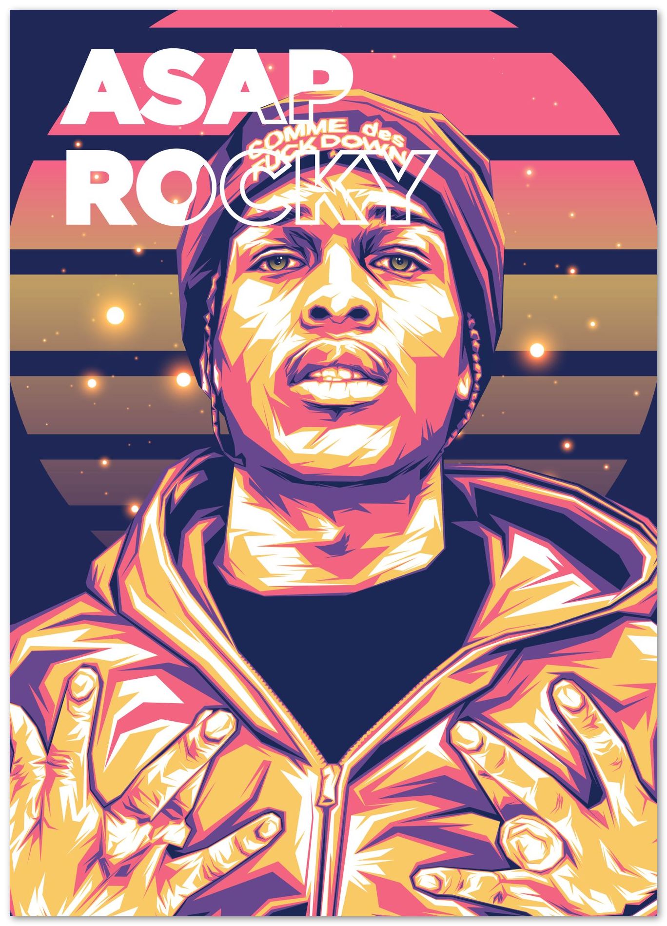 Asap Rocky Pop Art 1 - @LuckyDream