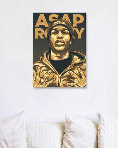 Asap Rocky Pop Art 2 - @LuckyDream