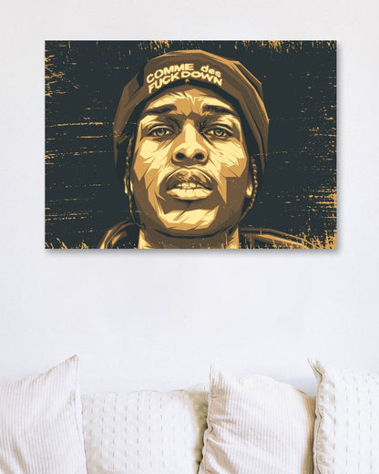 Asap Rocky Pop Art 3 - @LuckyDream