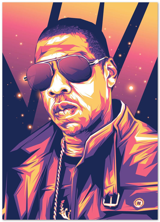 Jay Z Pop Art 1 - @LuckyDream