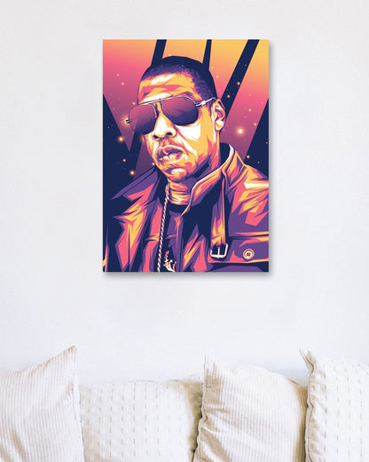 Jay Z Pop Art 1 - @LuckyDream