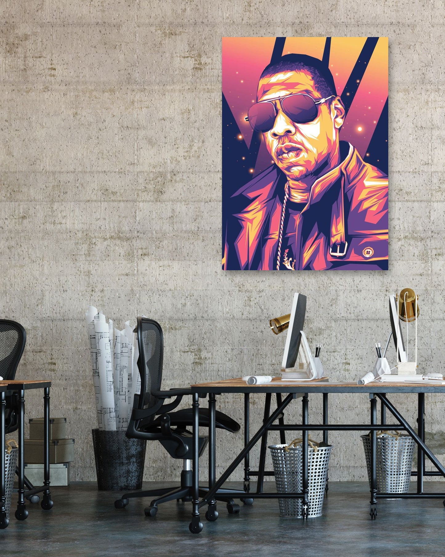 Jay Z Pop Art 1 - @LuckyDream