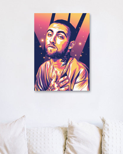 Mac Miller Pop Art 4 - @LuckyDream