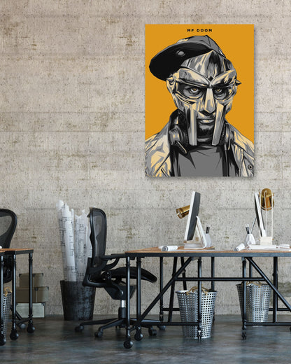 MF Doom Pop Art 1 - @LuckyDream