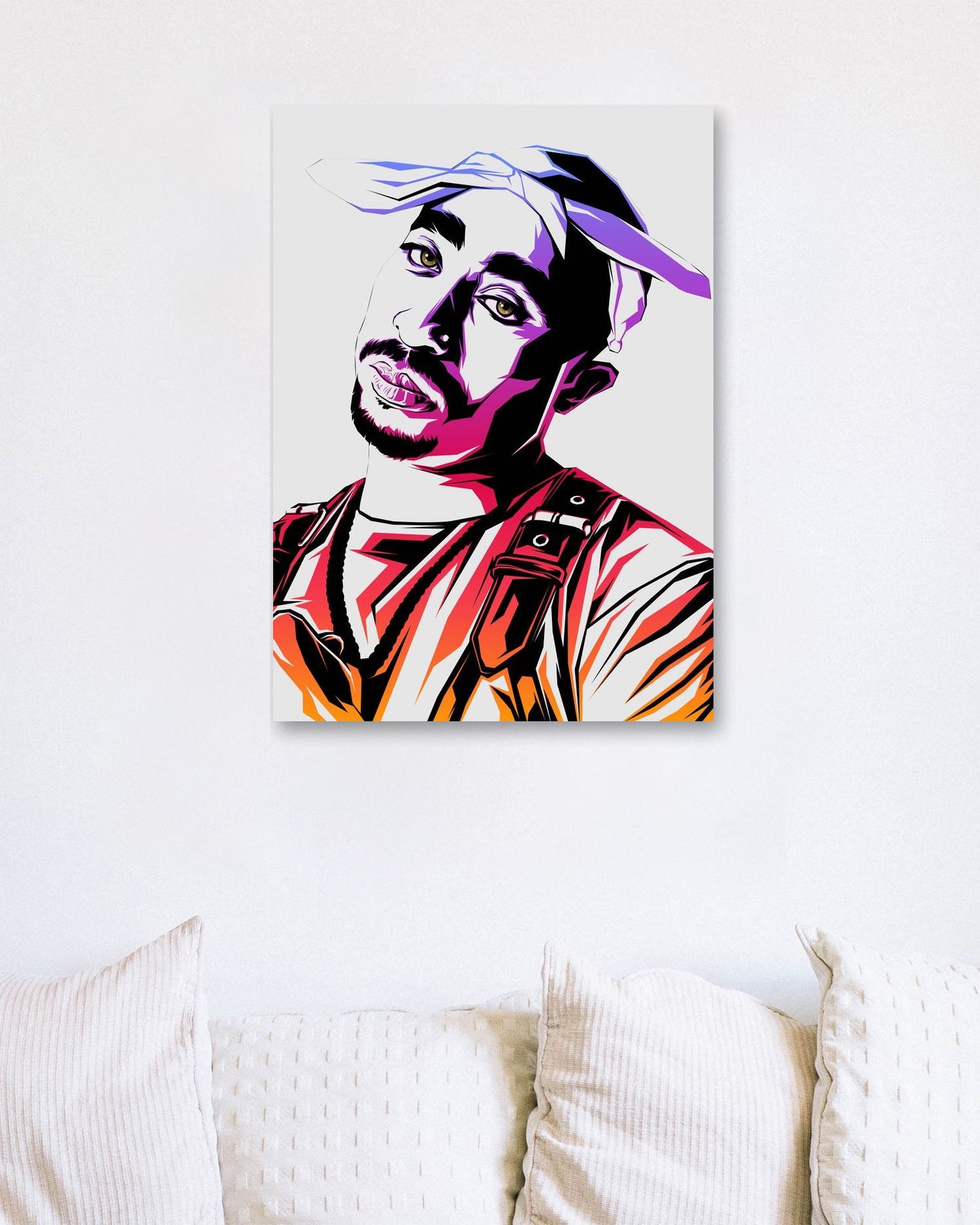 Tupac Shakur Color Art - @LuckyDream