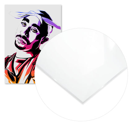 Tupac Shakur Color Art - @LuckyDream