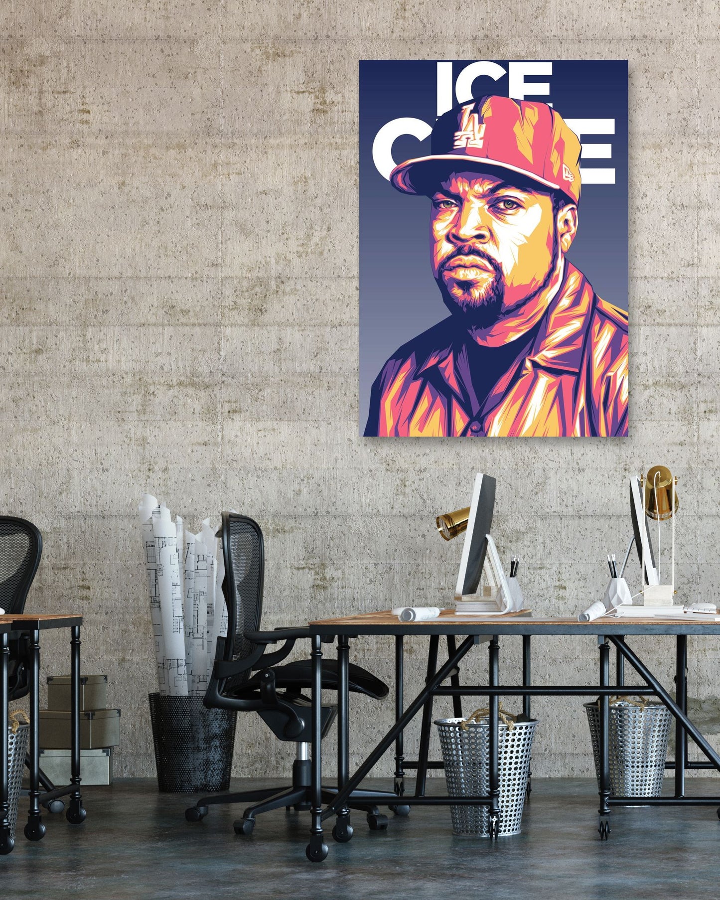 Ice Cube Pop Art 1 - @LuckyDream