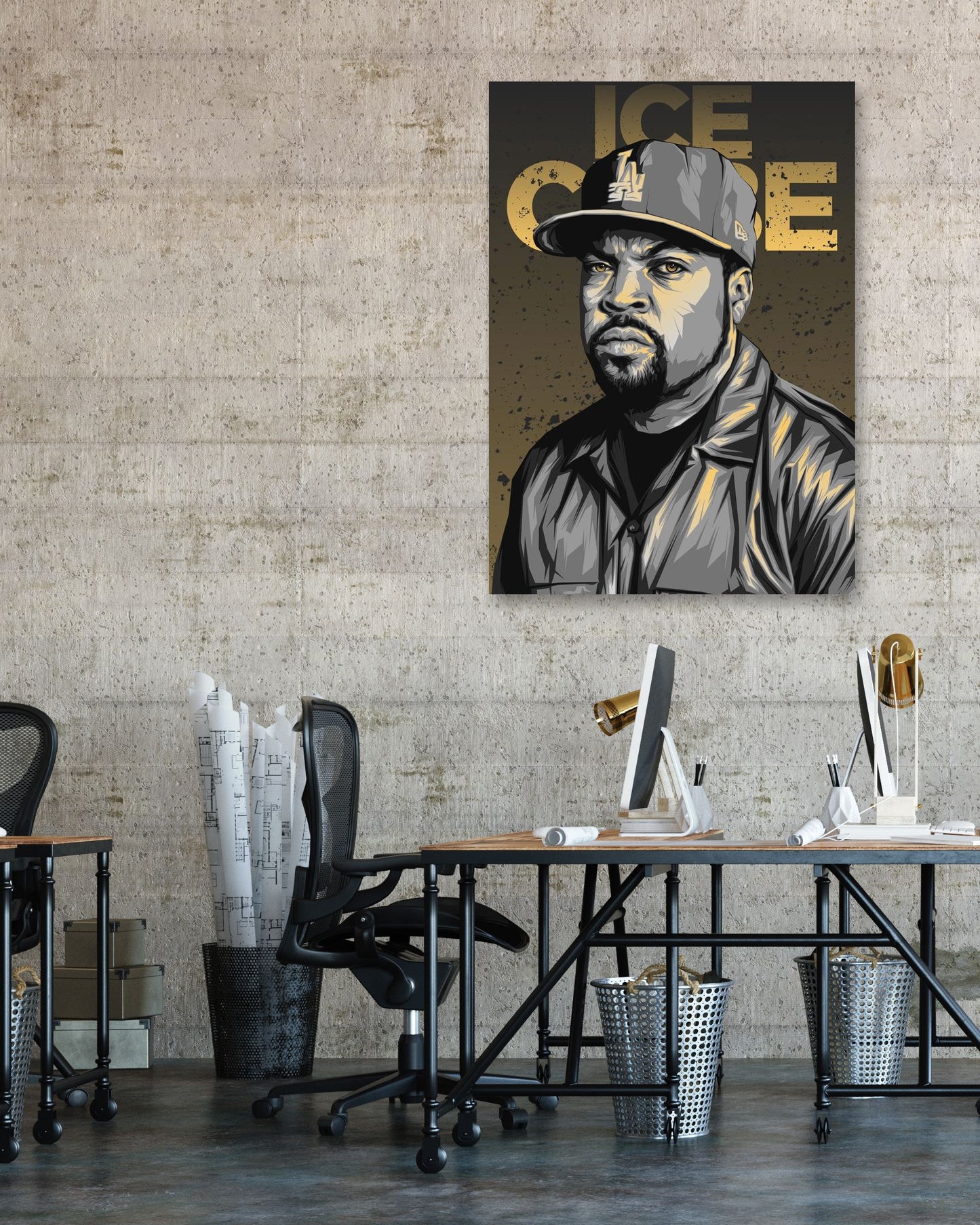 Ice Cube Pop Art 3 - @LuckyDream