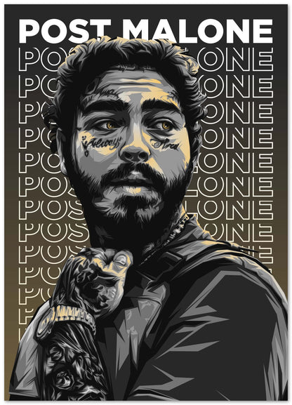 Post Malone Pop Art 1 - @LuckyDream