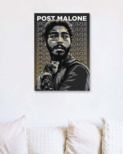 Post Malone Pop Art 1 - @LuckyDream