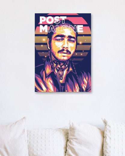 Post Malone Pop Art 3 - @LuckyDream