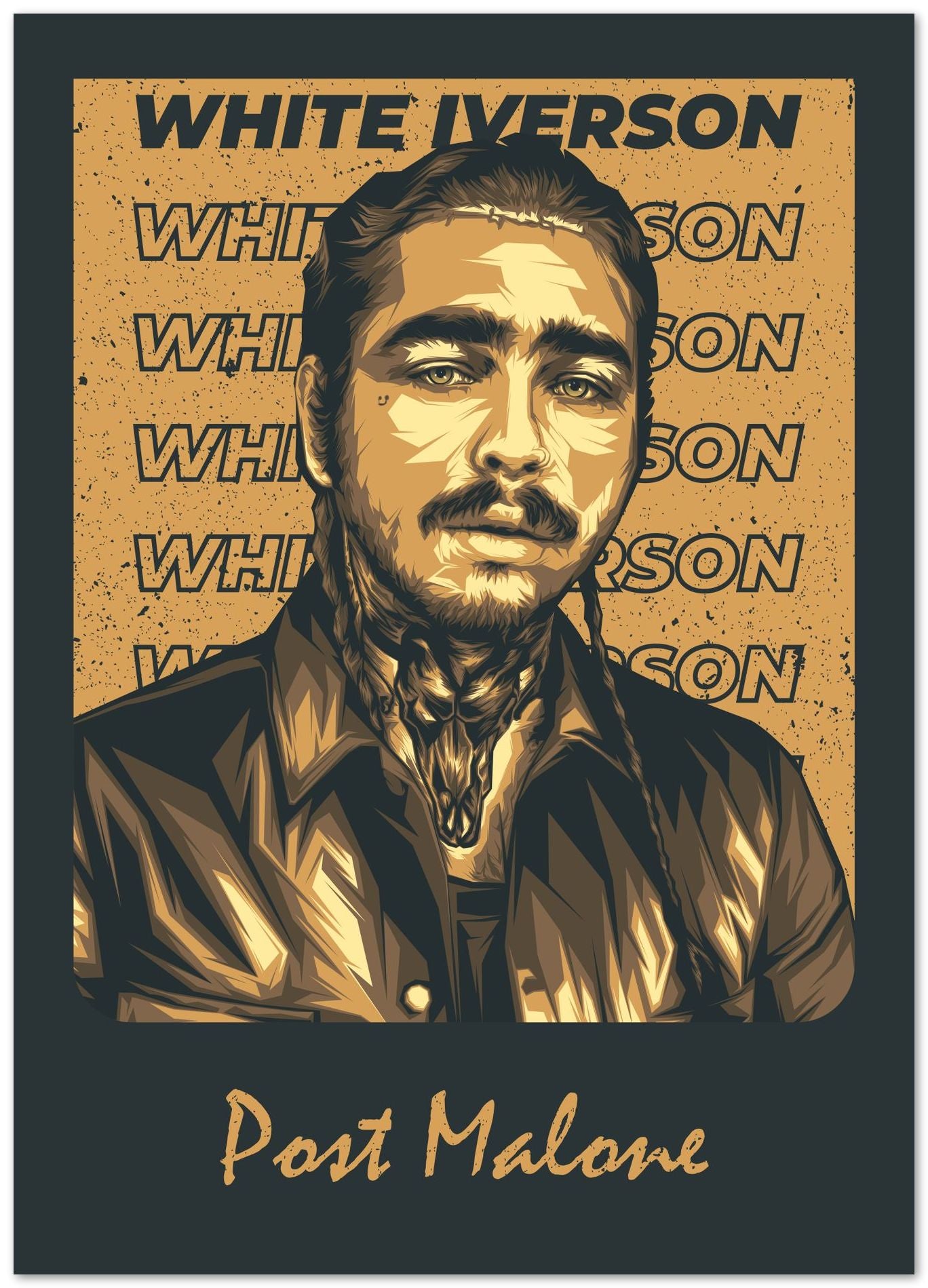 Post Malone Pop Art 4 - @LuckyDream