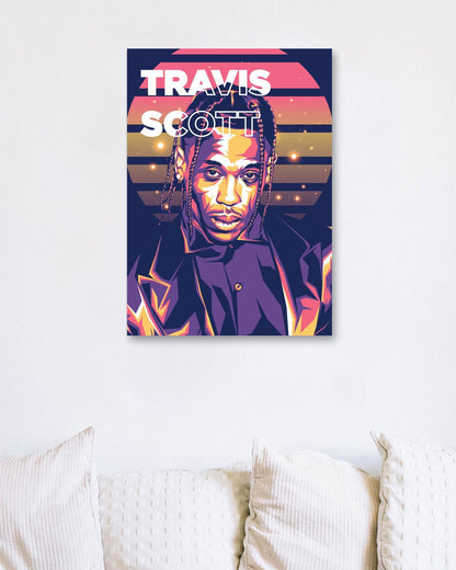 Travis Scott Pop Art 4 - @LuckyDream