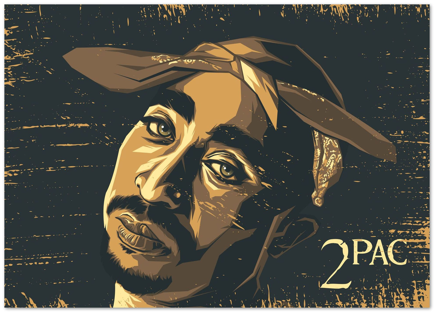 Tupac Shakur Pop Art 1 - @LuckyDream