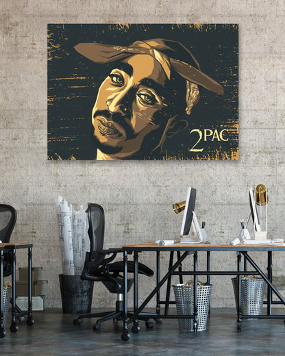 Tupac Shakur Pop Art 1 - @LuckyDream