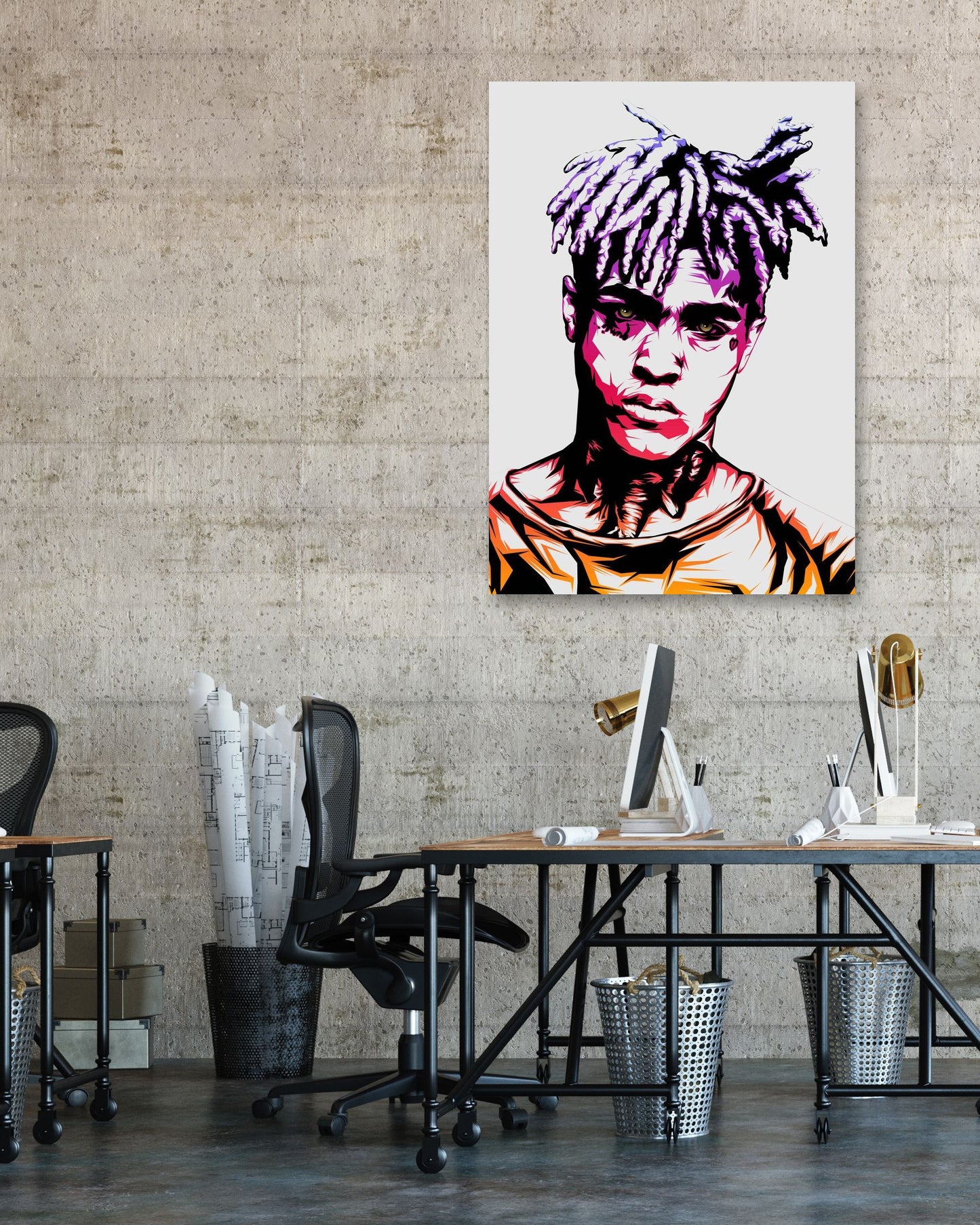 XXXTentacion Color Art - @LuckyDream