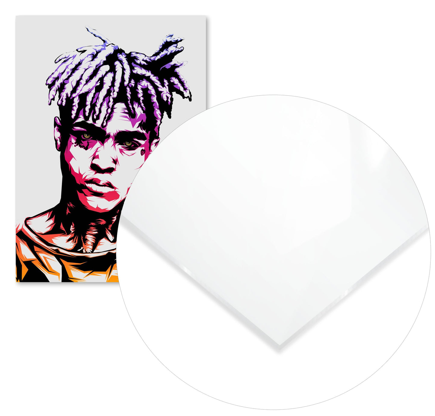 XXXTentacion Color Art - @LuckyDream