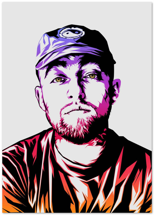 Mac Miller Color Art 1 - @LuckyDream