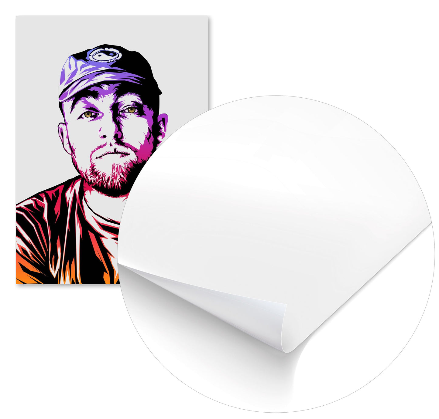 Mac Miller Color Art 1 - @LuckyDream