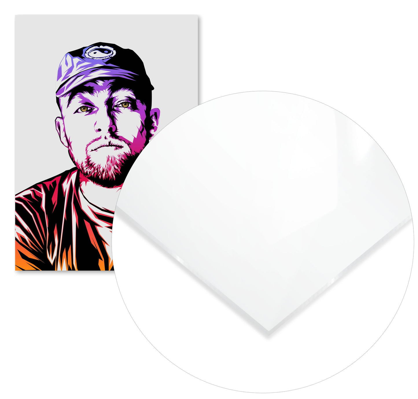 Mac Miller Color Art 1 - @LuckyDream