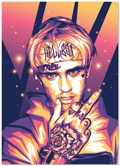 Lil Peep Pop Art 4 - @LuckyDream