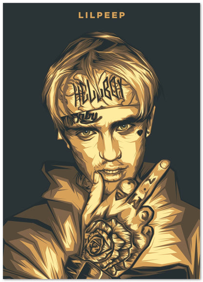 Lil Peep Pop Art 5 - @LuckyDream