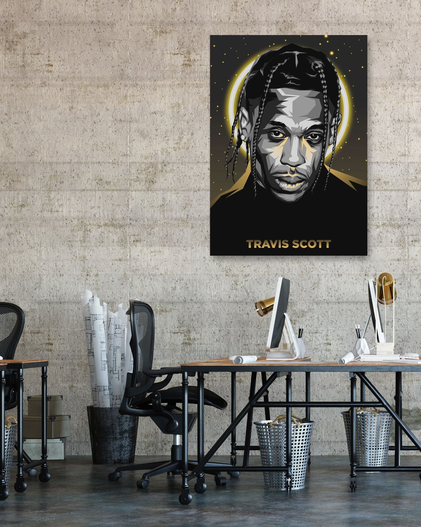 Travis Scott Pop Art 5 - @LuckyDream