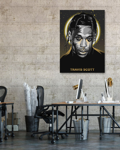 Travis Scott Pop Art 5 - @LuckyDream