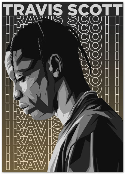 Travis Scott Pop Art 7 - @LuckyDream