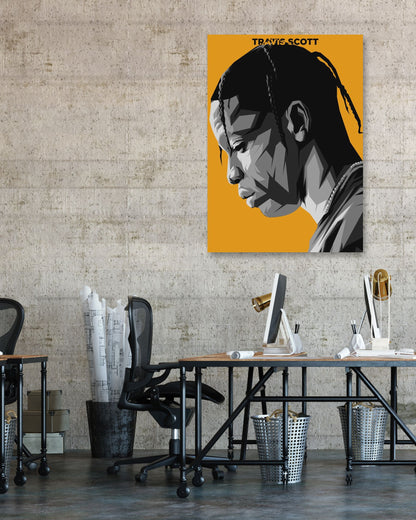 Travis Scott Pop Art 8 - @LuckyDream