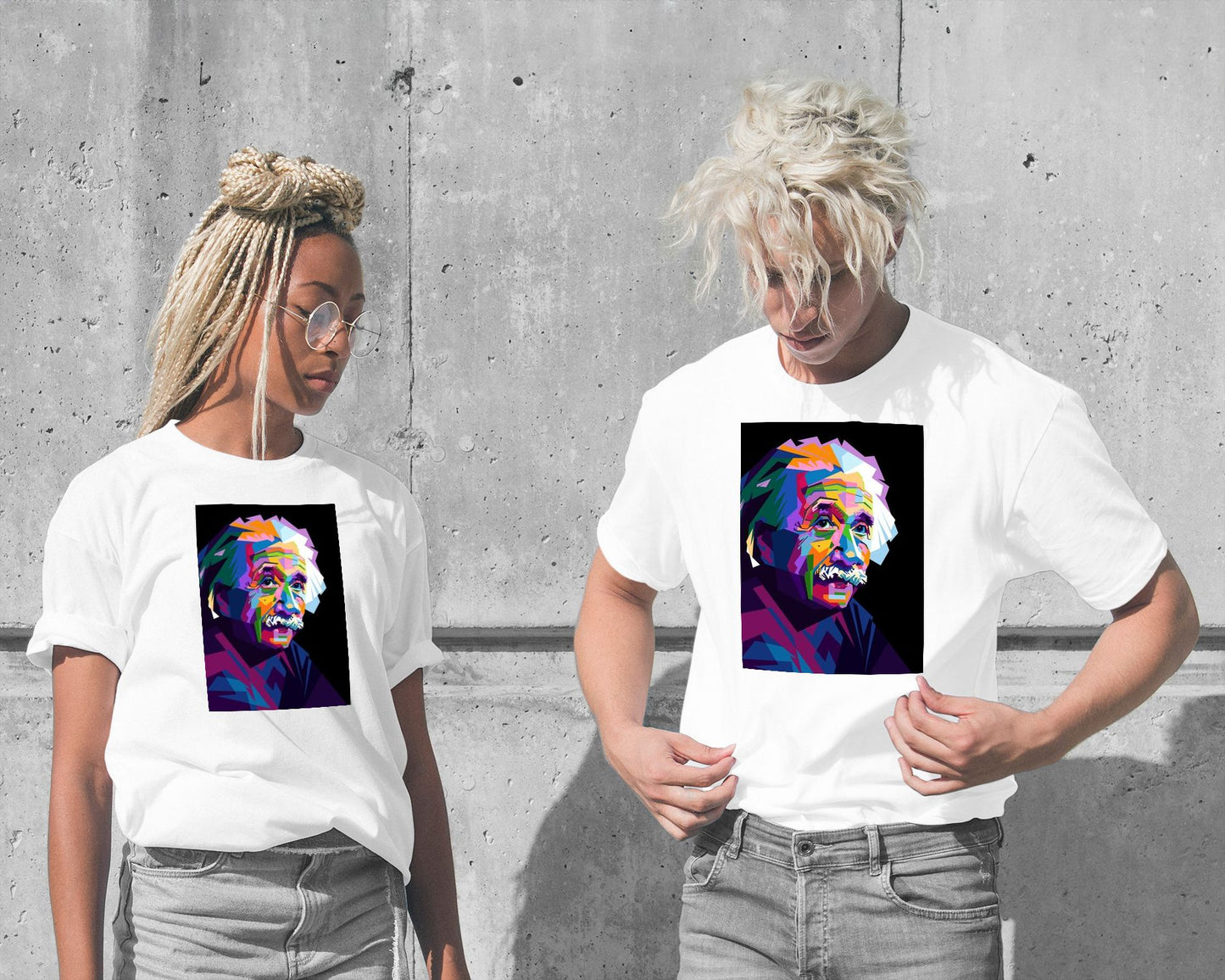 Albert Einstein pop art - @GhostArt