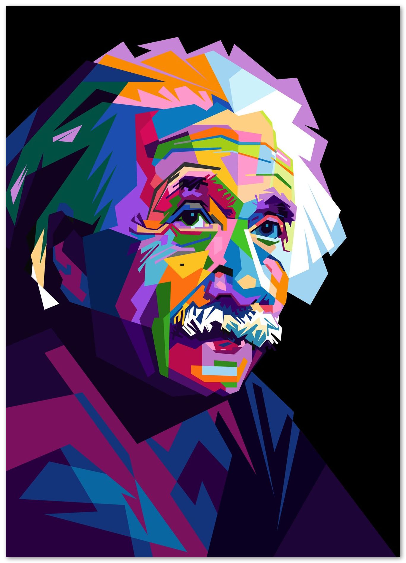 Albert Einstein pop art - @GhostArt